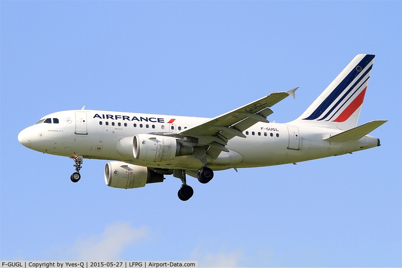 F-GUGL, 2006 Airbus A318-111 C/N 2686, Airbus A318-111, Short approach rwy 27R, Paris-Roissy Charles De Gaulle airport (LFPG-CDG)