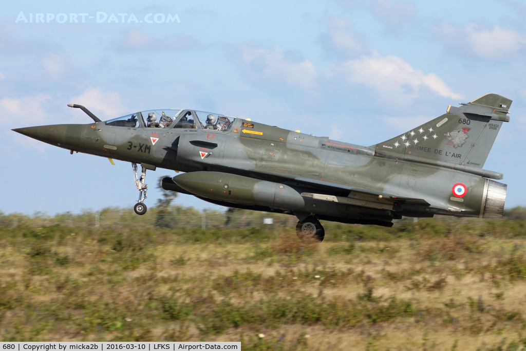 680, Dassault Mirage 2000D C/N 554, Landing