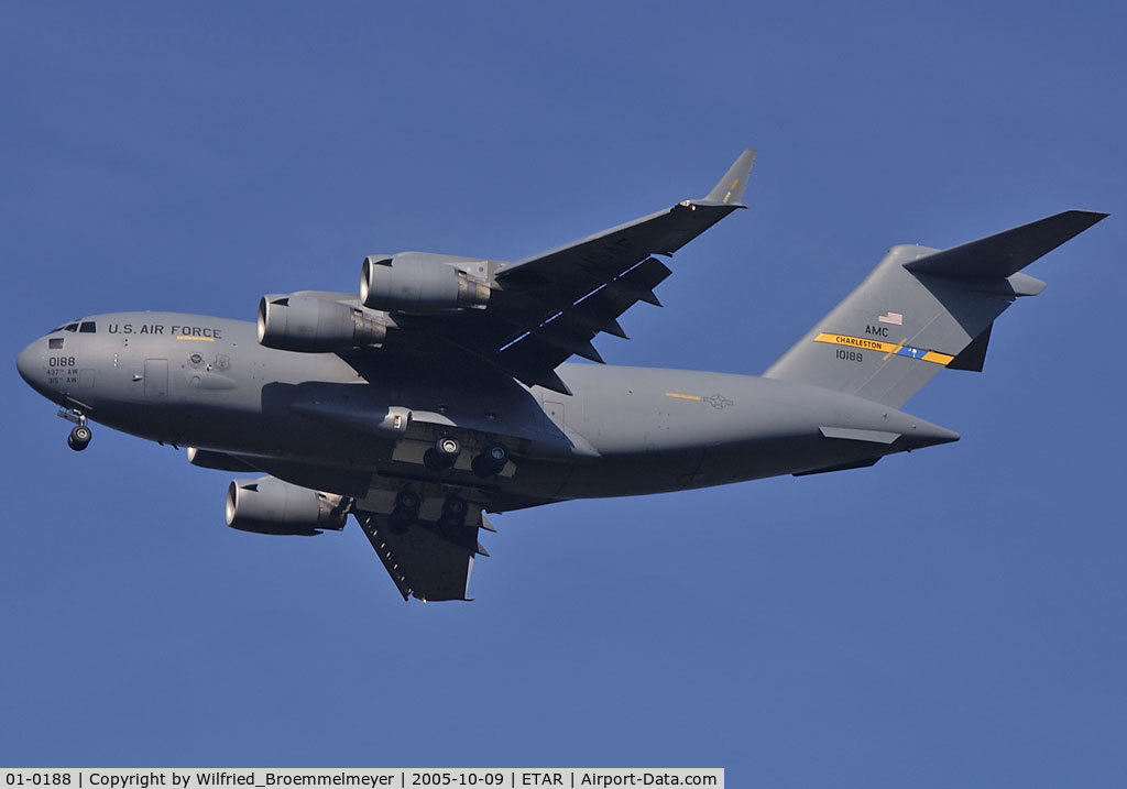 01-0188, 2001 Boeing C-17A Globemaster III C/N P-88, Nearly 1 mile to touch-down