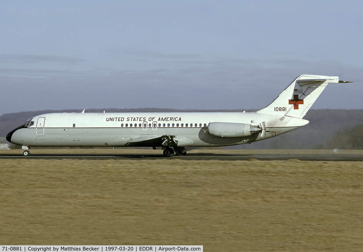 71-0881, 1971 McDonnell Douglas C-9A Nightingale C/N 47540, 71-0881