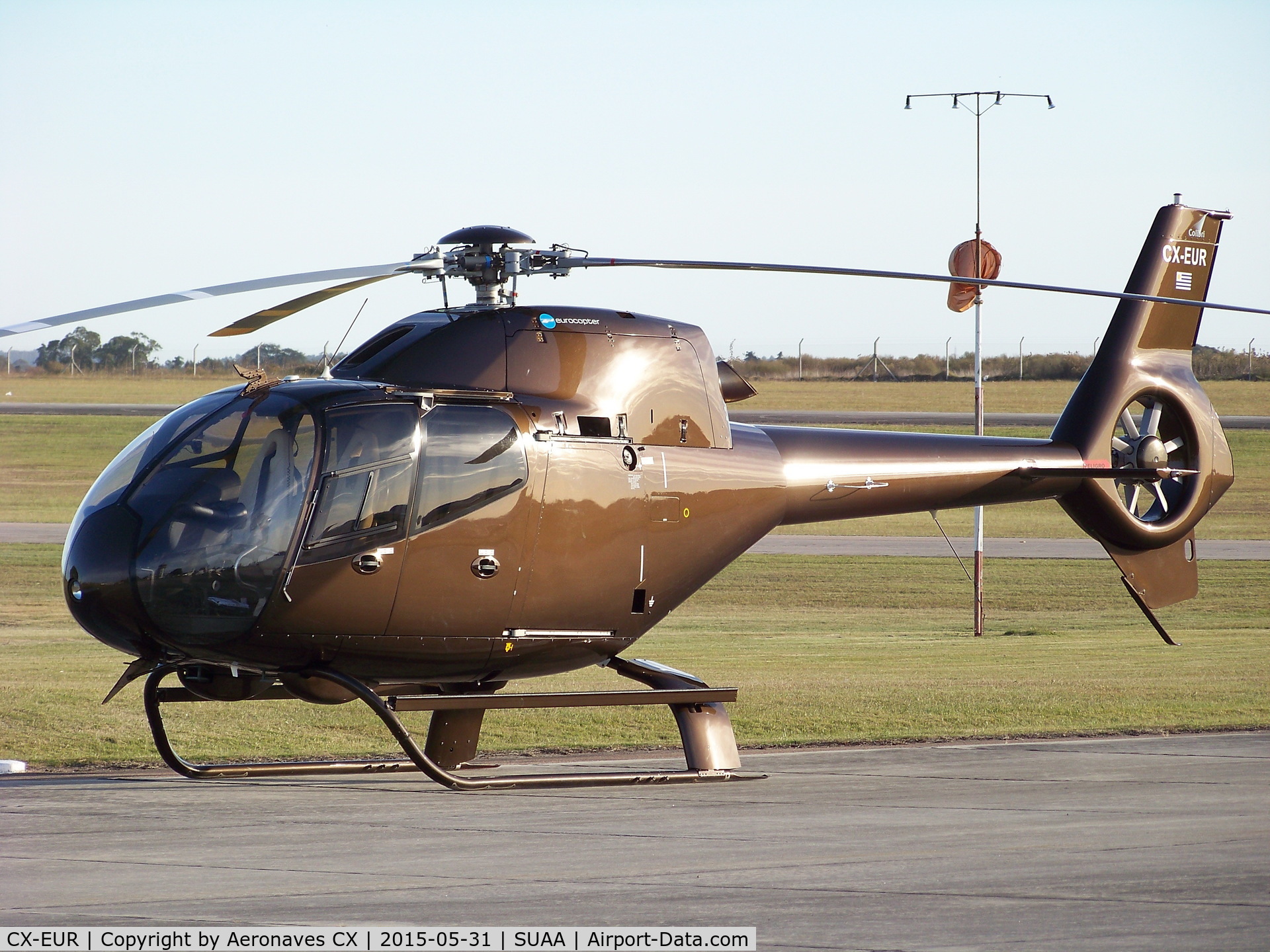CX-EUR, 2008 Eurocopter EC-120B Colibri C/N 1567, 31/05/2015 en Aeropuerto Ángel S. Adami.
En venta.