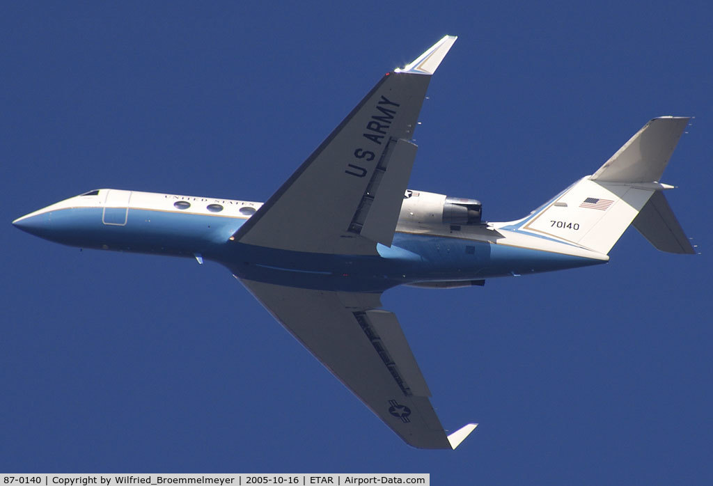 87-0140, Gulfstream Aerospace C-20E (Gulfstream III) C/N 498, Departure from Runway 26