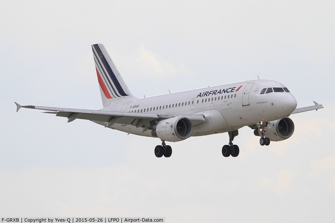 F-GRXB, 2001 Airbus A319-111 C/N 1645, Airbus A319-111, On final rwy 06, Paris-Orly airport (LFPO-ORY)