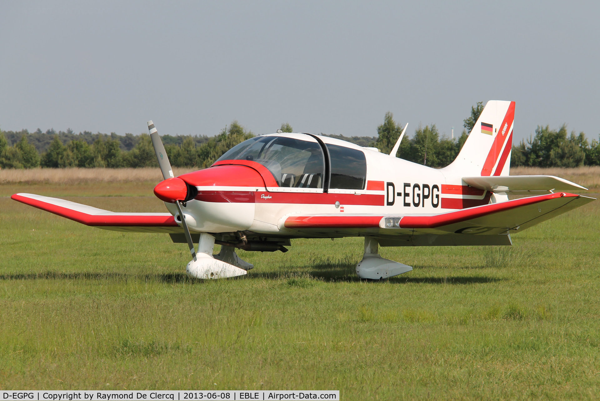D-EGPG, Robin DR-400-120D Dauphin C/N 1544, Parked at Leopoldsburg.