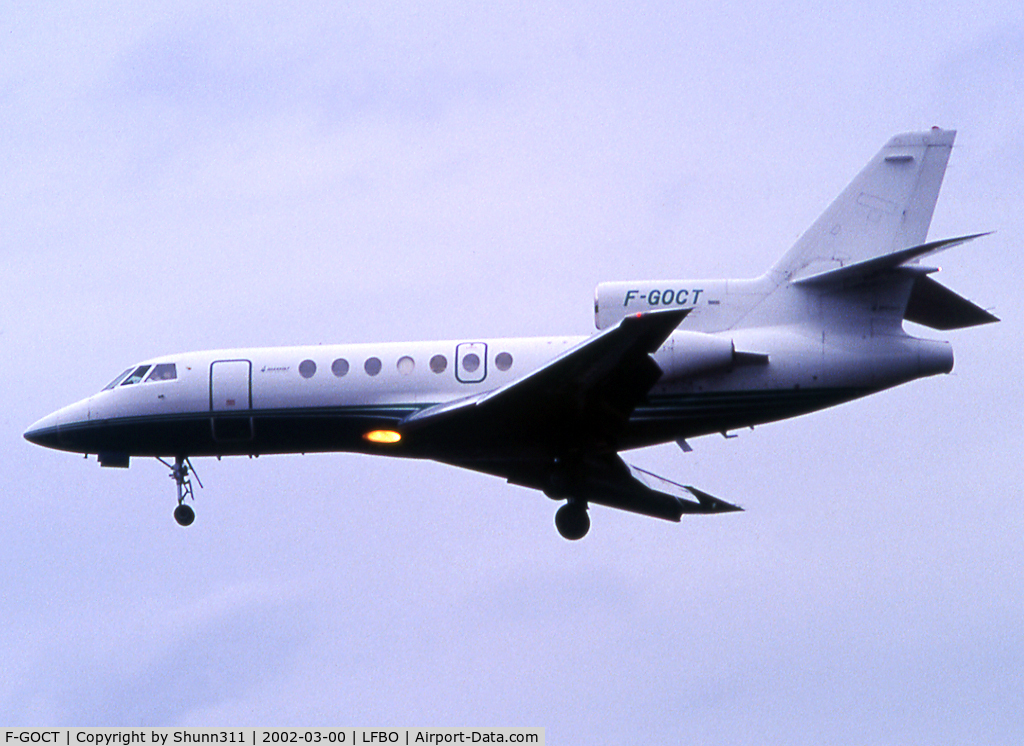 F-GOCT, 1983 Dassault Falcon 50 C/N 134, Landing rwy 33L
