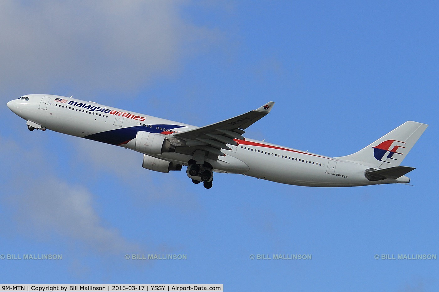 9M-MTN, 2013 Airbus A330-323X C/N 1470, away home to KUL