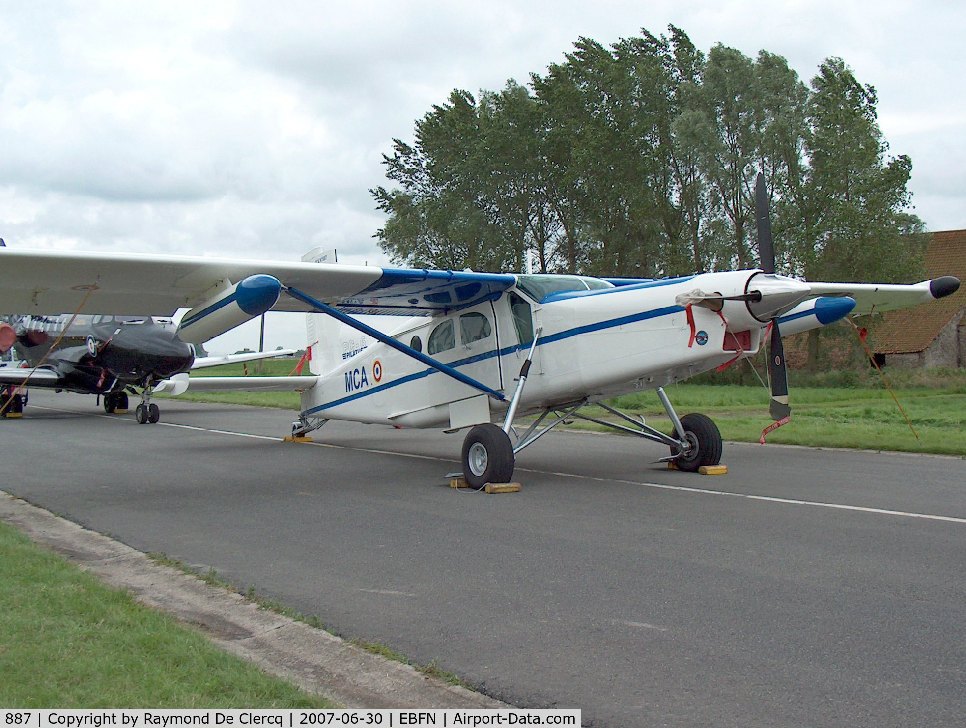 887, Pilatus PC-6/B2-H4 Turbo Porter C/N 887, Koksijde airshow 2007.