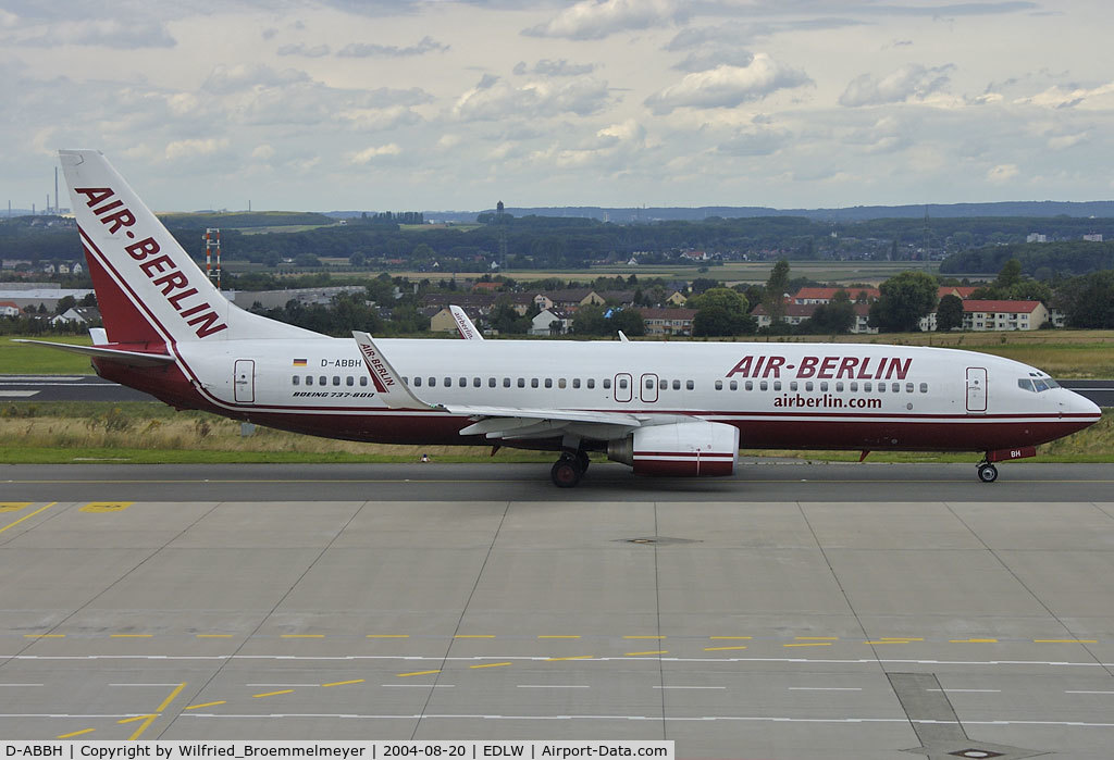 D-ABBH, 2003 Boeing 737-86J C/N 32919, Air Berlin