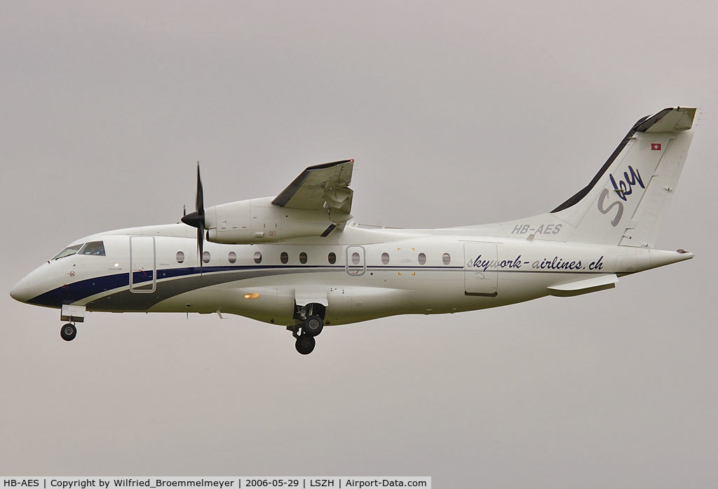 HB-AES, 1995 Dornier 328-110 C/N 3021, Skywork Airlines
