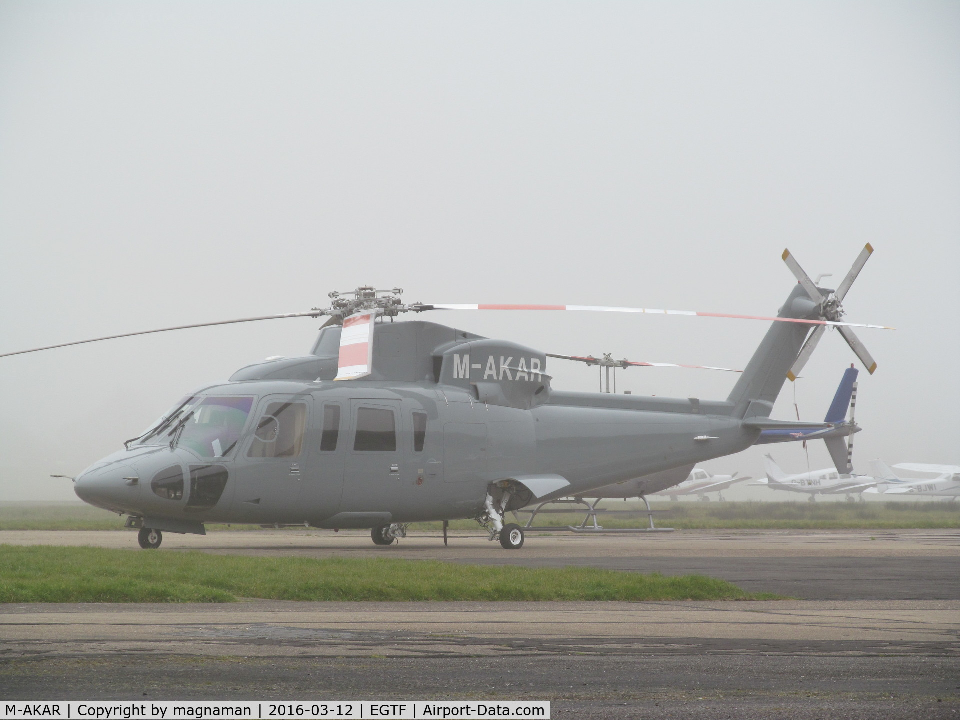 M-AKAR, 2000 Sikorsky S-76C Spirit C/N 760506, My first M- chopper