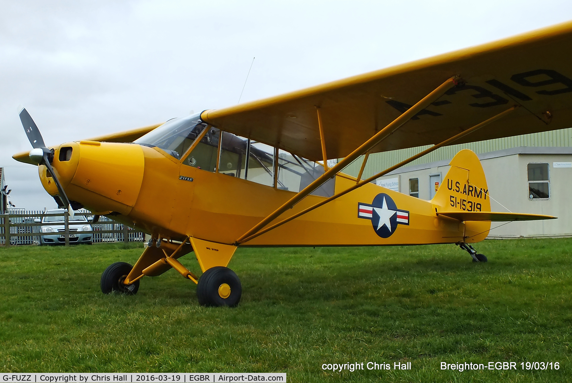 G-FUZZ, 1951 Piper L-18C Super Cub (PA-18-95) C/N 18-1016, at Breighton airfield