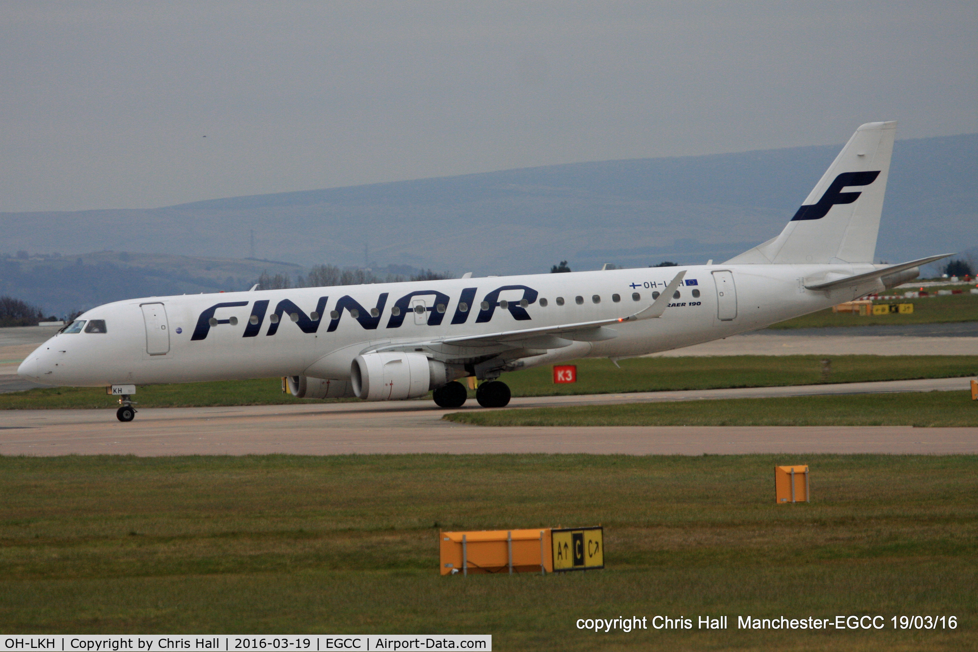 OH-LKH, 2007 Embraer 190LR (ERJ-190-100LR) C/N 19000086, Finnair