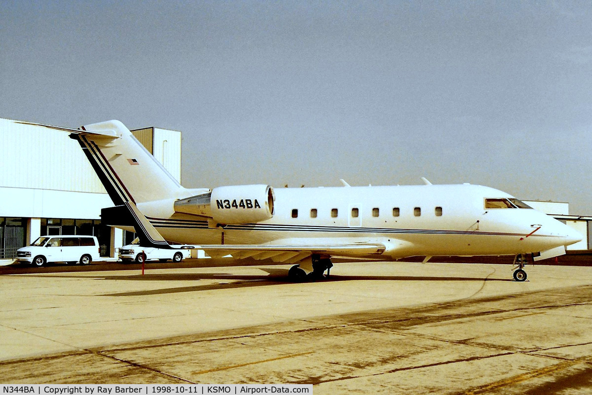 N344BA, 1997 Canadair Challenger 604 (CL-600-2B16) C/N 5344, Canadair CL.604 Challenger [5344] Santa Monica-Municipal~N 11/10/1998