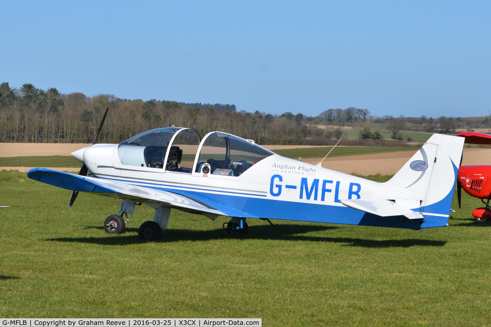 G-MFLB, 1997 Robin HR-200-120B C/N 321, Parked at Northrepps.