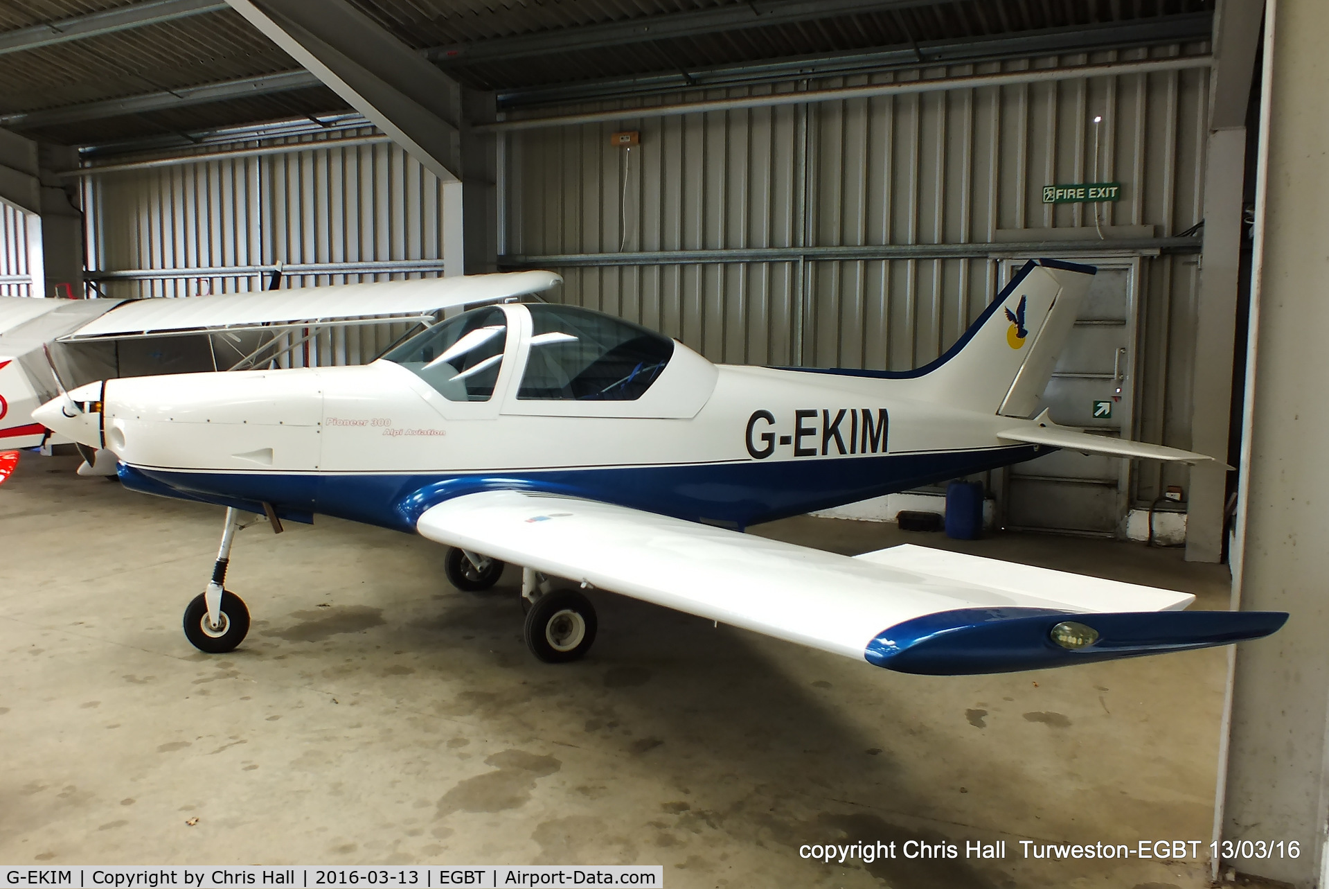 G-EKIM, 2007 Alpi Aviation Pioneer 300 C/N PFA 330-14491, Turweston resident