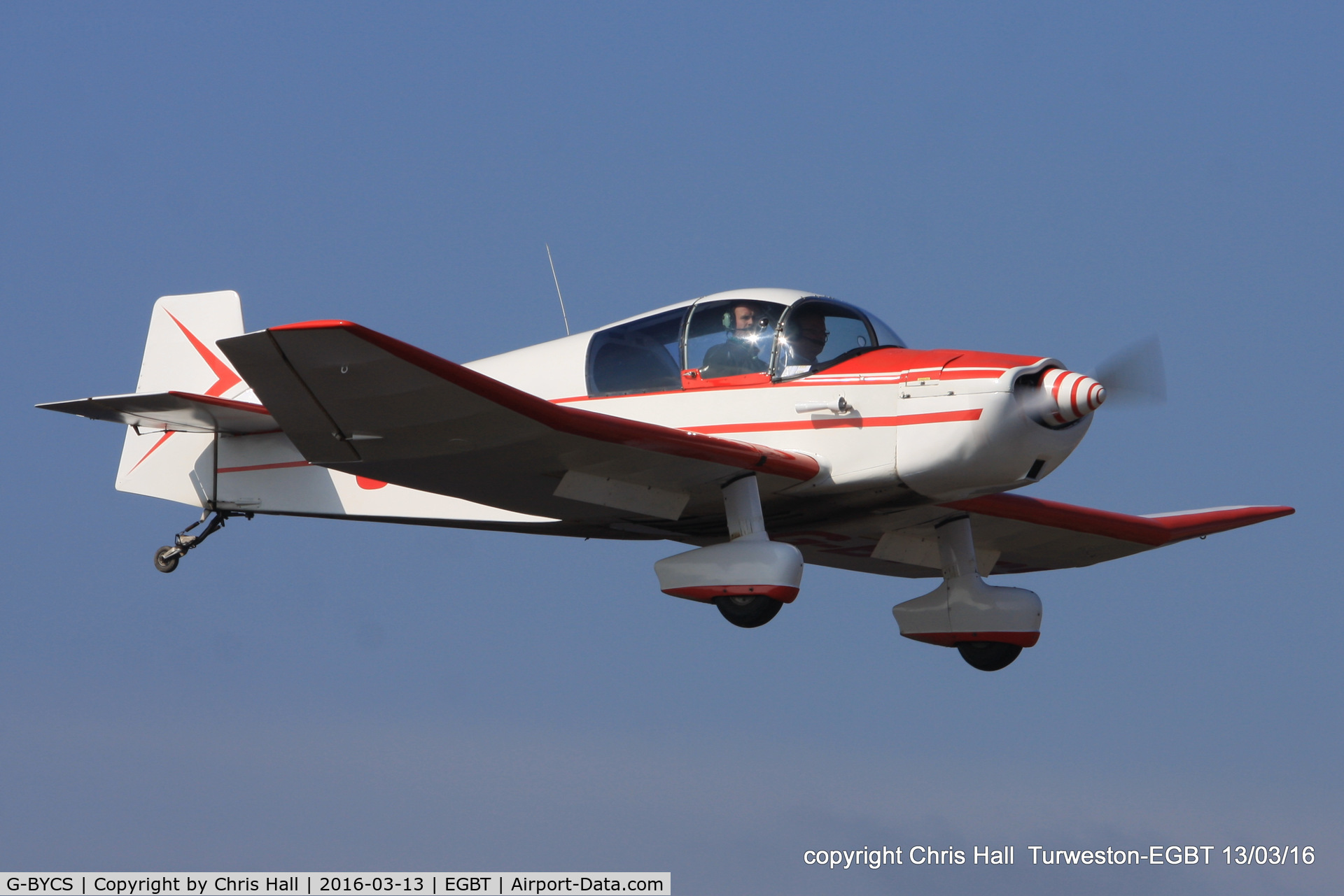 G-BYCS, 1961 CEA Jodel DR-1051 C/N 201, at the Vintage Aircraft Club spring rally