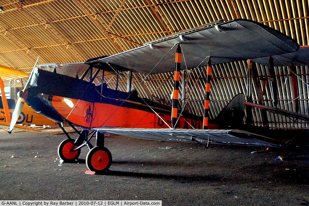 G-AANL, 1929 De Havilland DH.60M Moth C/N 1446, De Havilland DH.60M Moth [1446] White Waltham~G 12/07/2010