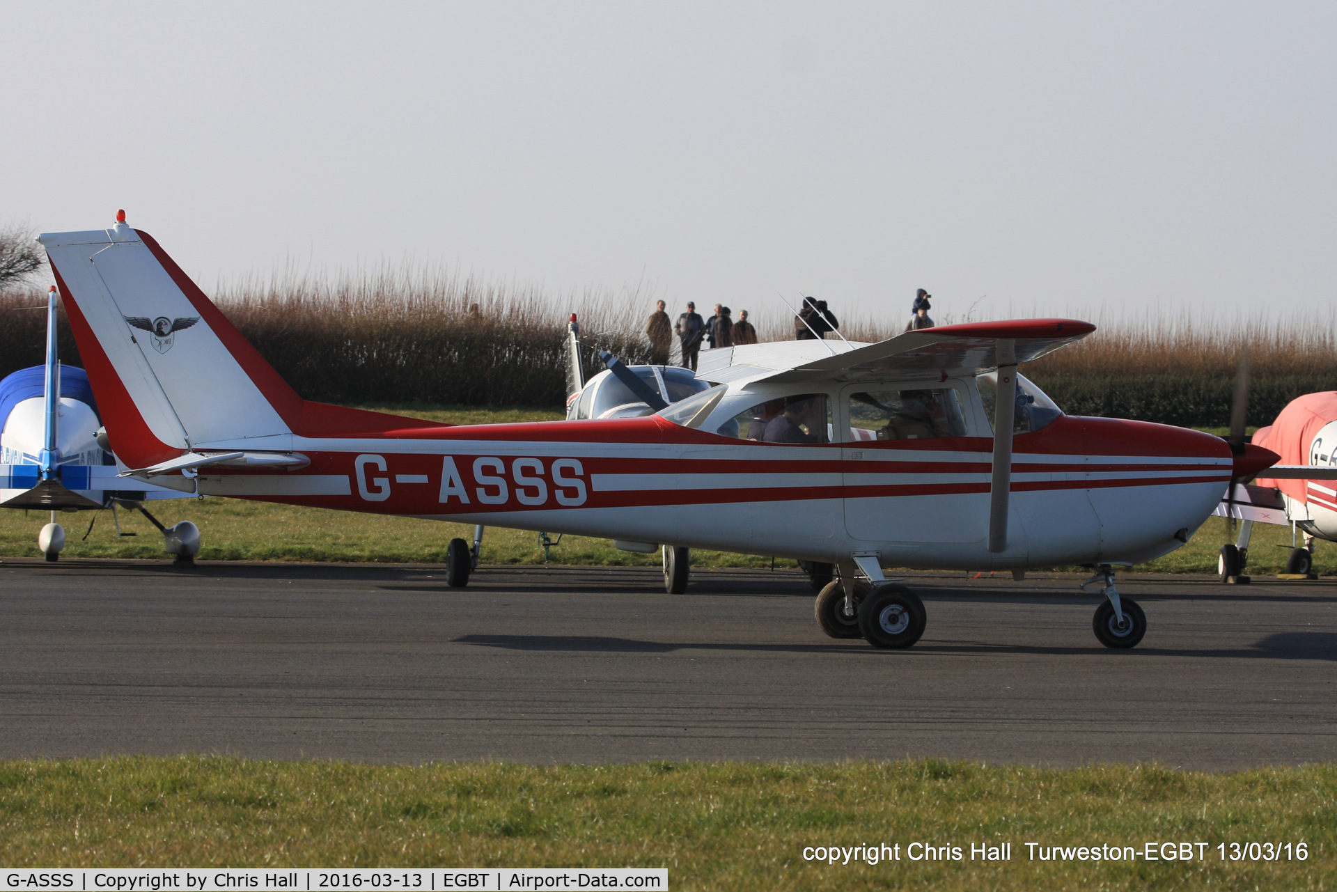 G-ASSS, 1964 Cessna 172E C/N 172-51467, at the Vintage Aircraft Club spring rally