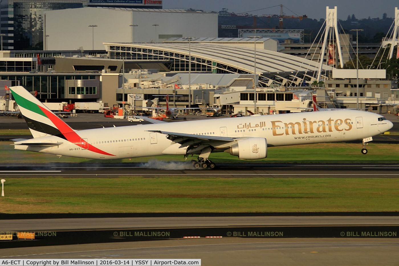 A6-ECT, 2009 Boeing 777-31H/ER C/N 35591, back from CHC
