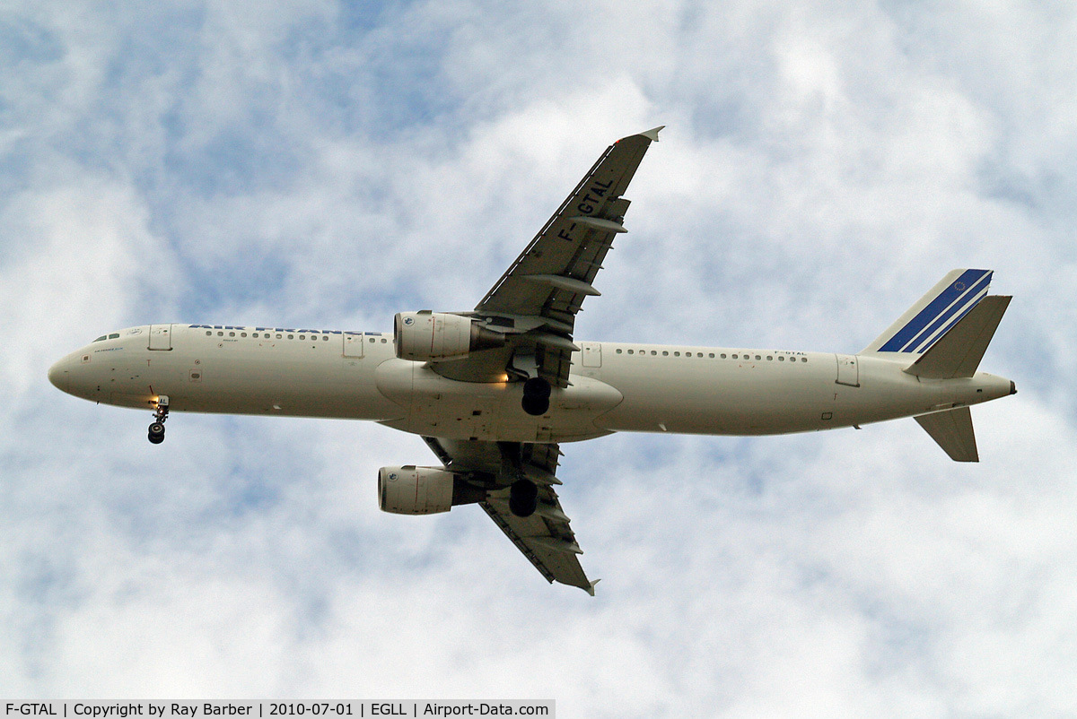 F-GTAL, 2002 Airbus A321-211 C/N 1691, Airbus A321-211 [1691] (Air France) Home~G 01/07/2010. On approach 27R.