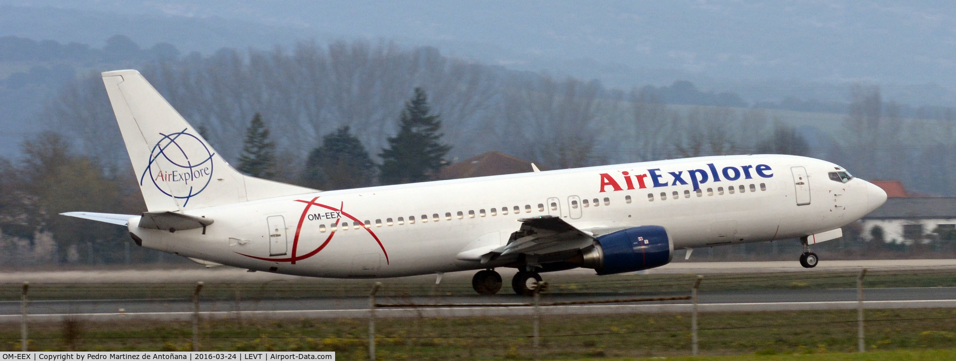 OM-EEX, 1994 Boeing 737-4Q8 C/N 26302, Foronda - Vitoria-Gasteiz - España