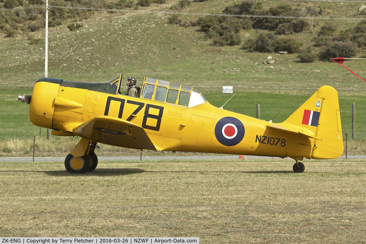 ZK-ENG, 1941 North American AT-6D Harvard III C/N 88-15873 (41-34119), At 2016 Warbirds Over Wanaka Airshow , Otago , New Zealand