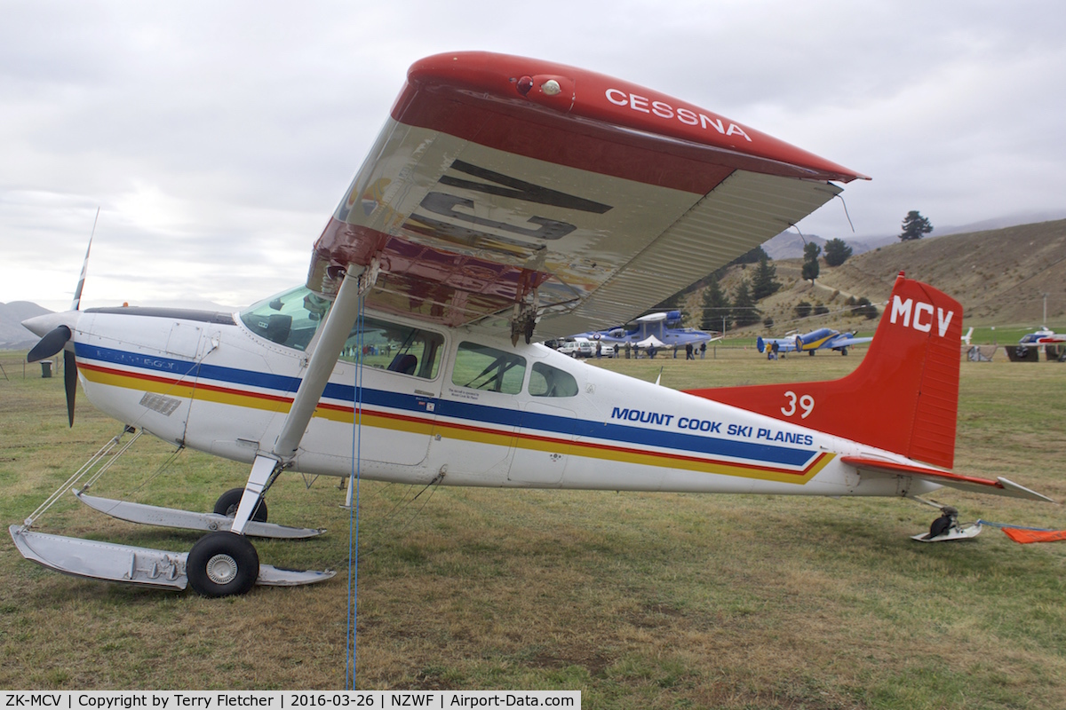 ZK-MCV, Cessna A185F Skywagon 185 C/N 18504395, At 2016 Warbirds Over Wanaka Airshow , Otago , New Zealand