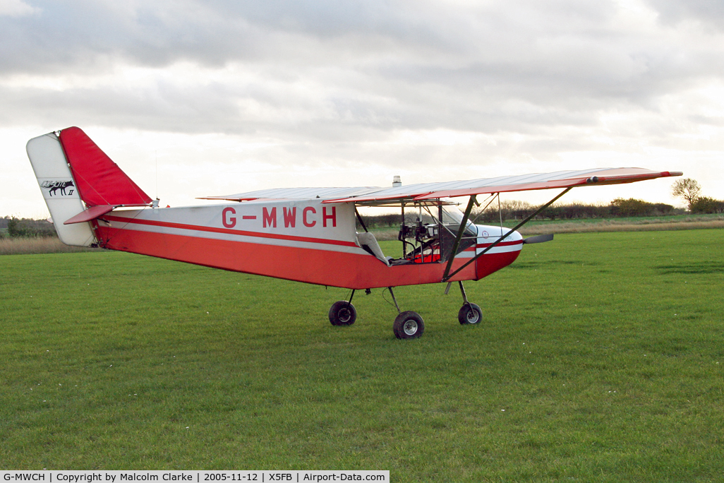 G-MWCH, 1990 Rans S-6ESD Coyote II C/N PFA 204-11632, Rans S-6ESD Coyote II at Fishburn Airfield, November 2005.