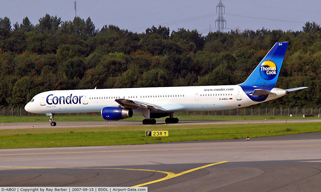 D-ABOJ, 2000 Boeing 757-330 C/N 29019, Boeing 757-330 [29019] (Condor) Dusseldorf-International~D 15/09/2007