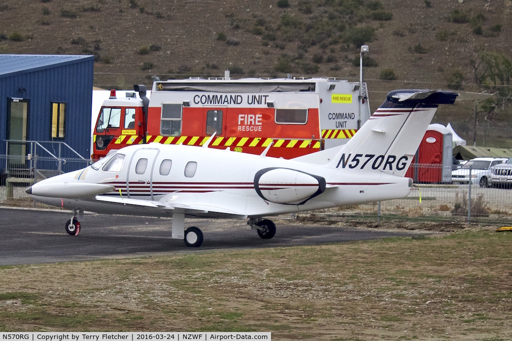 N570RG, 2007 Eclipse Aviation Corp EA500 C/N 000048, At Wanaka , New Zealand