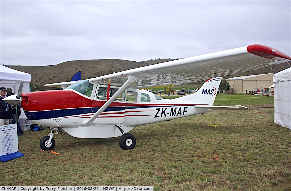 ZK-MAF, 1980 Cessna U206G Stationair C/N U20605671, At Wanaka