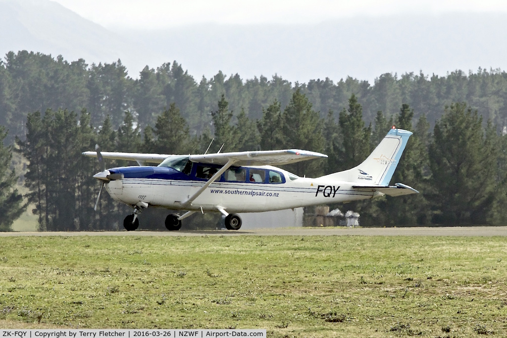 ZK-FQY, Cessna 207 C/N 20700293, At Wanaka