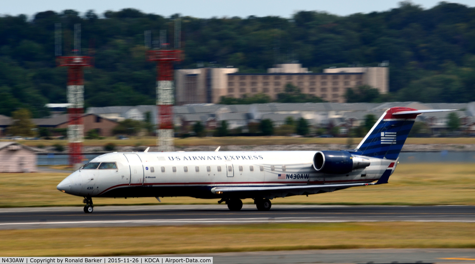 N430AW, 2002 Bombardier CRJ-200LR (CL-600-2B19) C/N 7719, Takeoff National