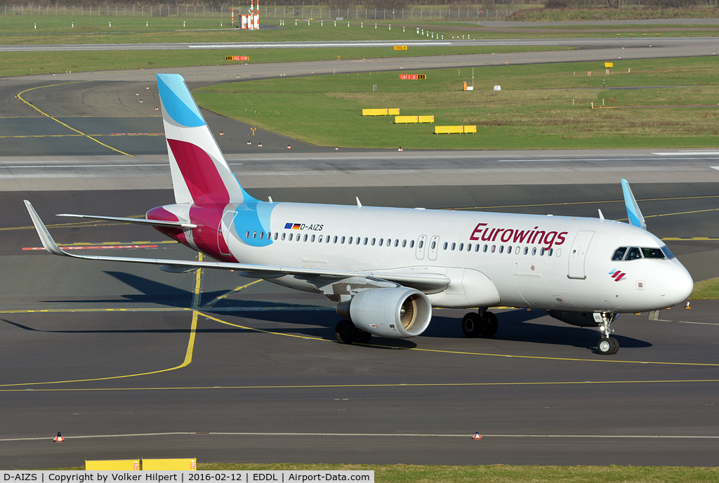 D-AIZS, 2013 Airbus A320-214 C/N 5557, at dus