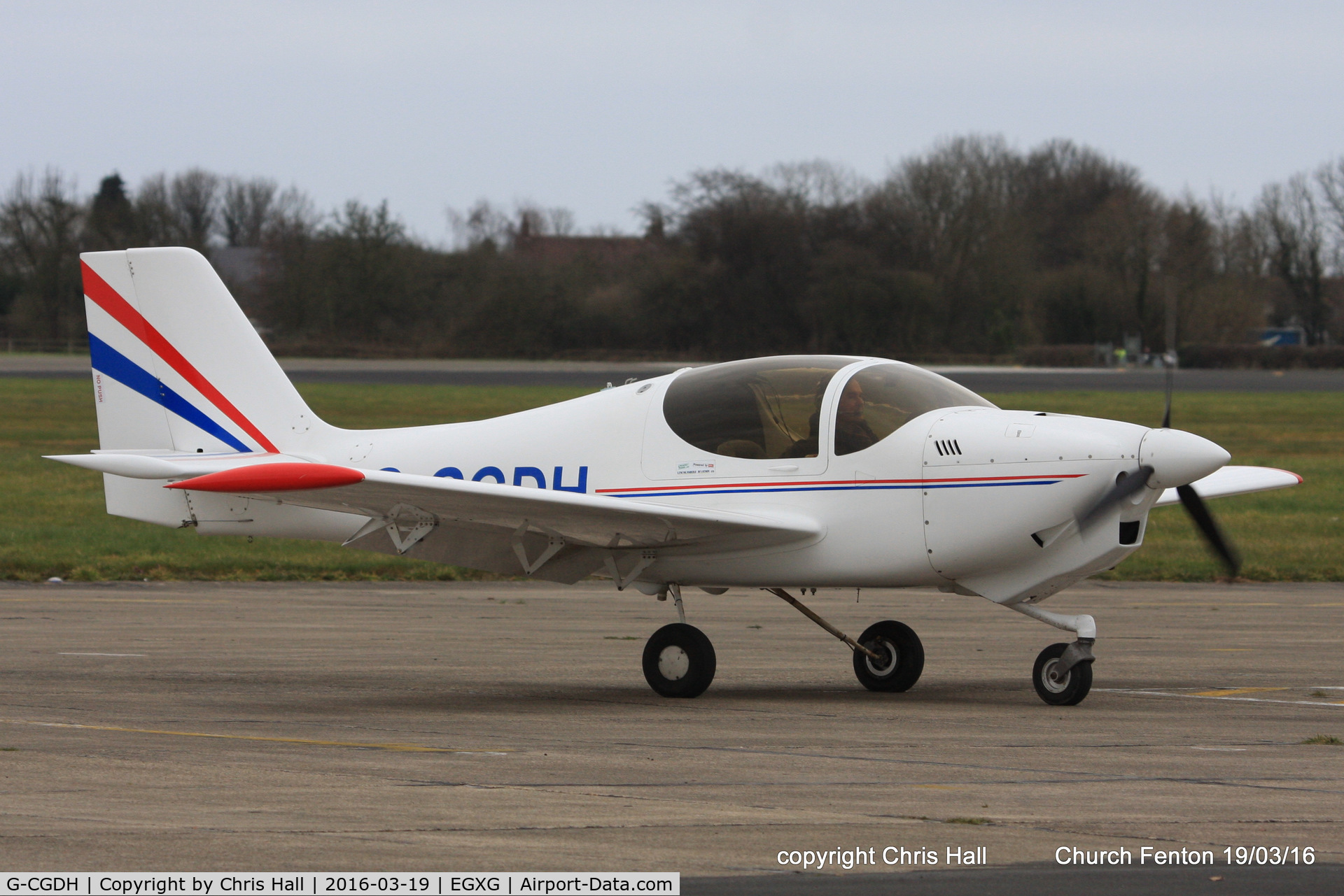 G-CGDH, 2004 Europa XS Tri-Gear C/N PFA 247-13746, at the Church Fenton fly in