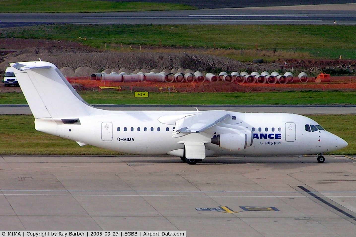 G-MIMA, 1987 British Aerospace BAe.146-200 C/N E2079, British Aerospace BAe 146-200 [E2079] (Air France/Cityjet) Birmingham International~G 27/09/2005
