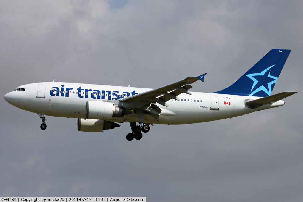 C-GTSY, 1988 Airbus A310-304 C/N 447, Landing