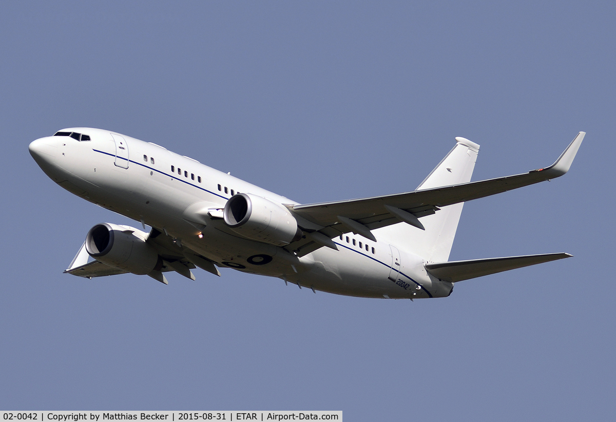 02-0042, 2003 Boeing C-40B (737-7FD BBJ) C/N 33500, 02-0042