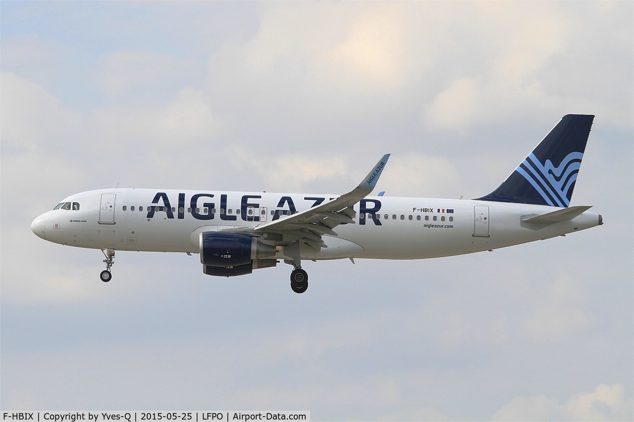 F-HBIX, 2014 Airbus A320-214 C/N 6012, Airbus A320-214, Short approach Rwy 26, Paris-Orly Airport (LFPO-ORY)