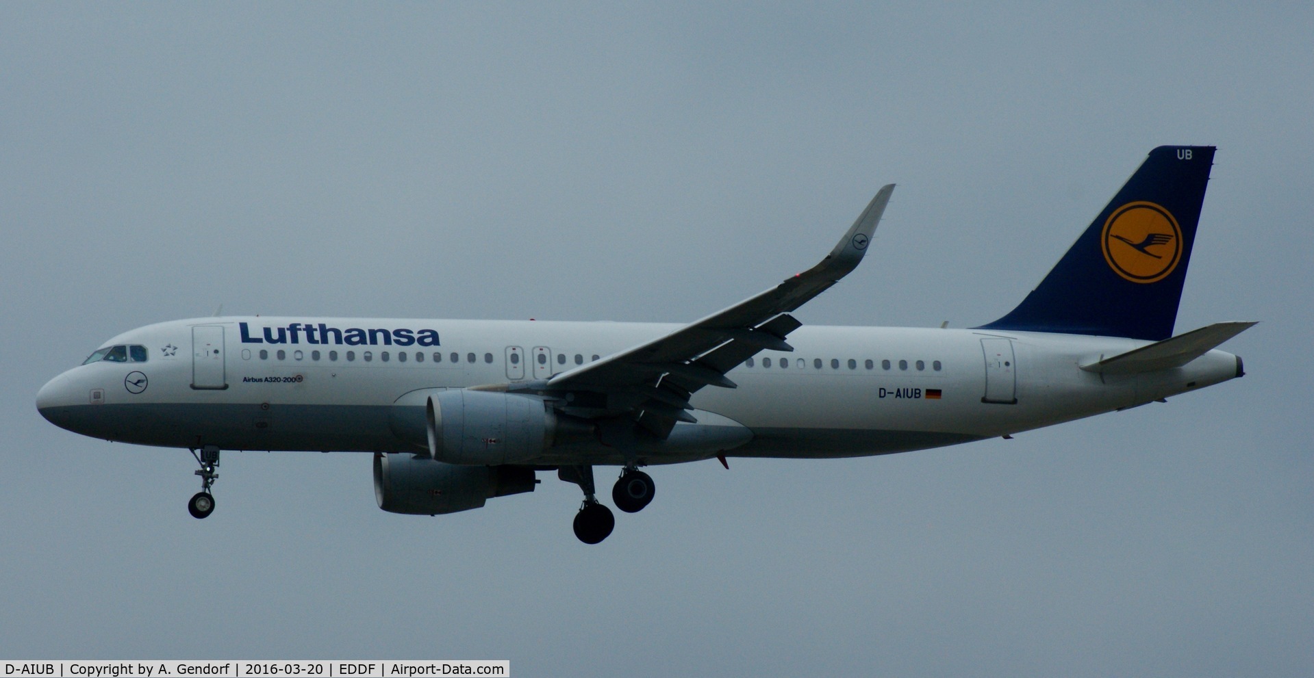 D-AIUB, 2014 Airbus A320-214 C/N 5972, Lufthansa, seen here at Frankfurt Rhein/Main(EDDF)