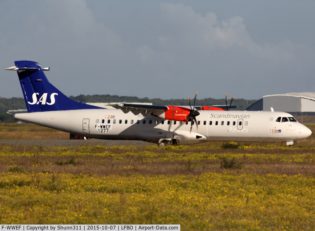 F-WWEF, 2015 ATR 72-600 C/N 1277, C/n 1277 - To be G-FBXB