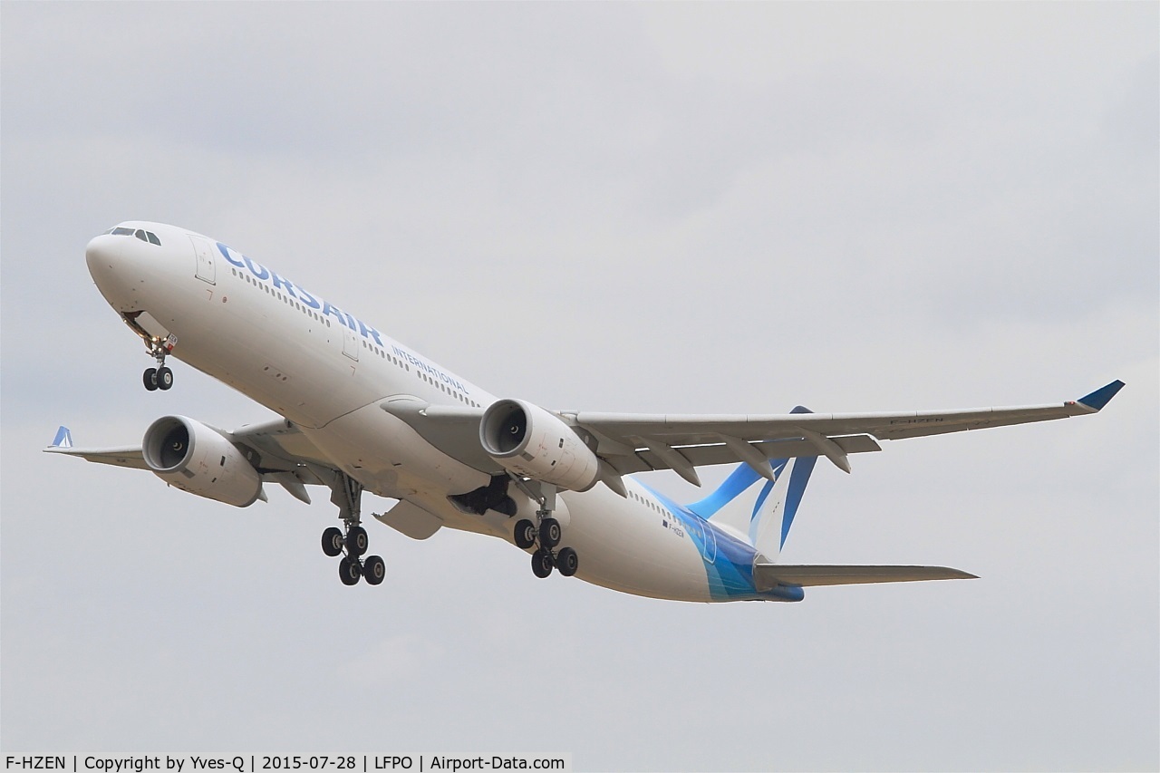 F-HZEN, 2012 Airbus A330-343X C/N 1376, Airbus A330-343X, Take off rwy 24, Paris-Orly airport (LFPO-ORY)