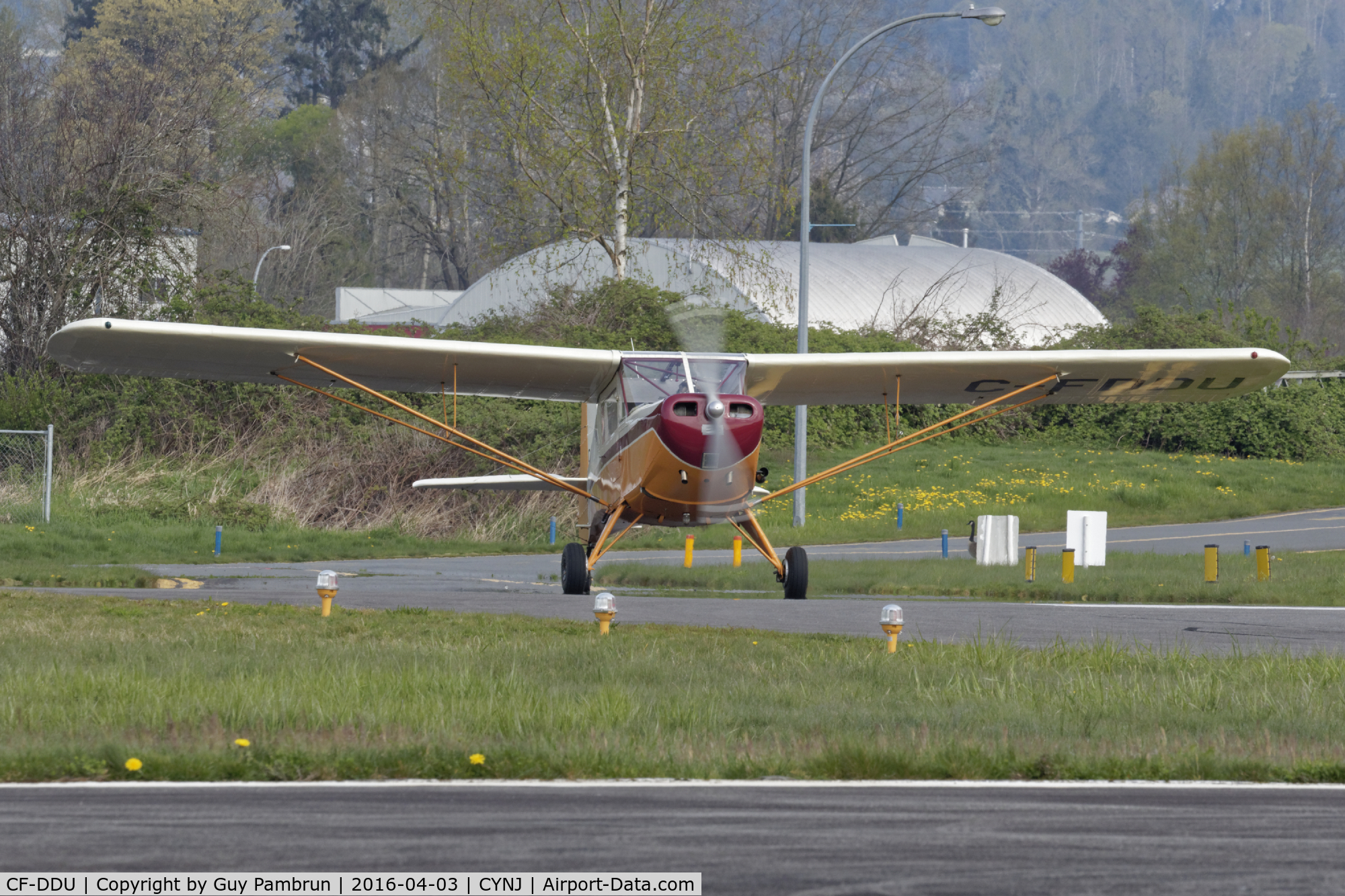 CF-DDU, 1946 Fleet 80 Canuck C/N 006, Departing