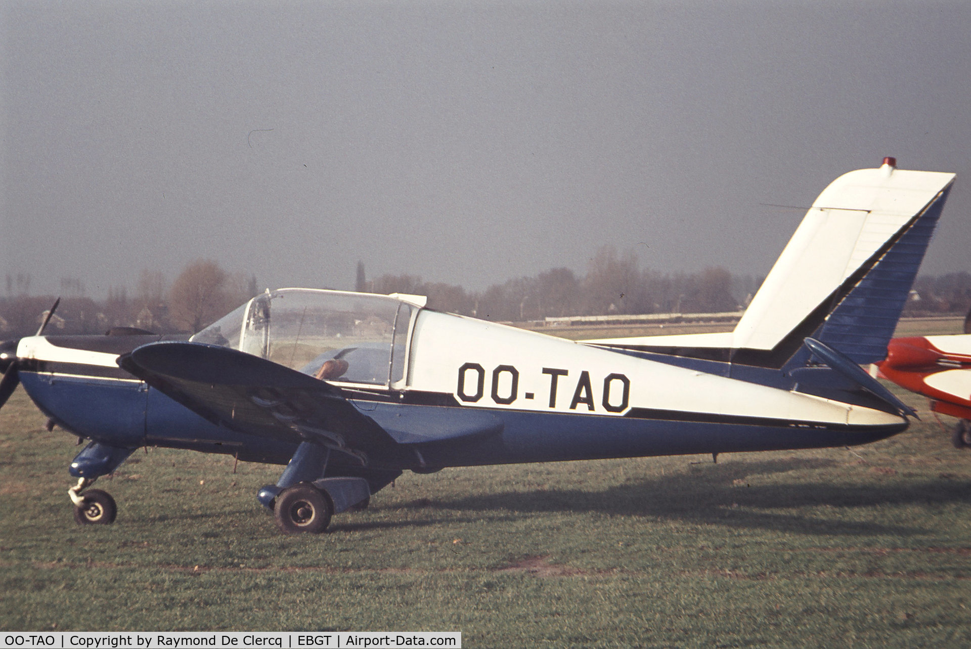 OO-TAO, Morane-Saulnier MS-892A Rallye Commodore 150 C/N 10457, At Ghent airport in 1970's.