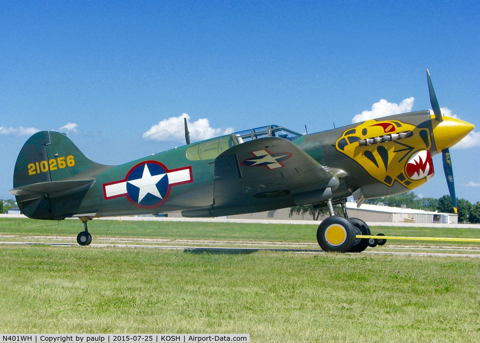 N401WH, 1942 Curtiss P-40K Warhawk C/N 42-10256, P-40K Aleutian Tiger