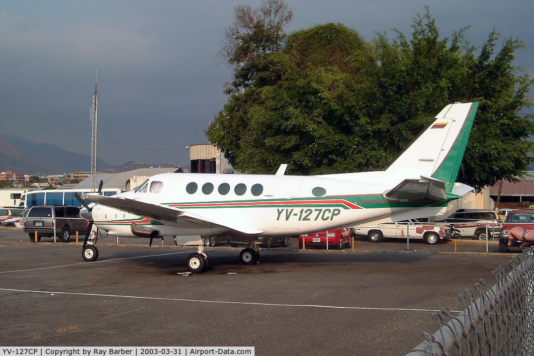 YV-127CP, 1977 Beech B100 King Air King Air C/N BE-28, Beech B100 King Air [BE-28] (Place unknown) 31/03/2003