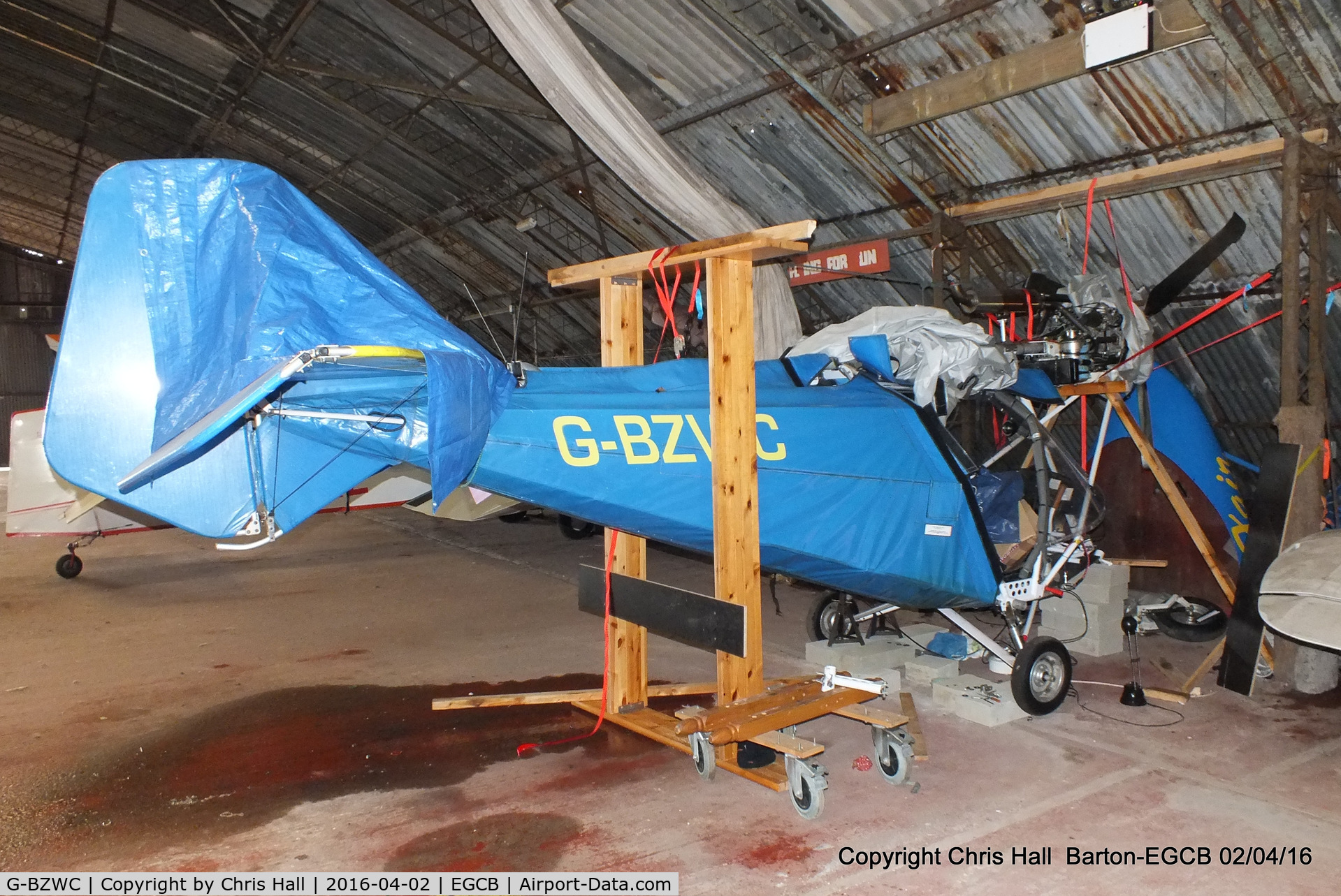 G-BZWC, 2001 Raj Hamsa X-Air Falcon 912(1) C/N BMAA/HB/157, Barton resident