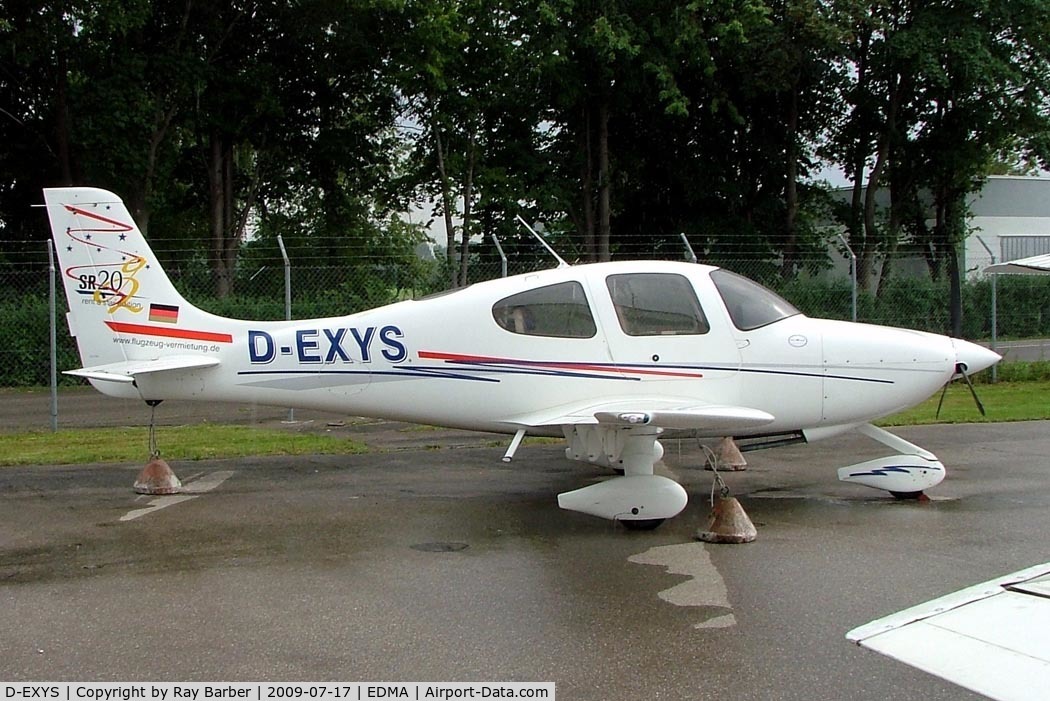 D-EXYS, 2005 Cirrus SR20 C/N 1515, Cirrus SR-20 G2 [1515] Augsburg~D 17/07/2009