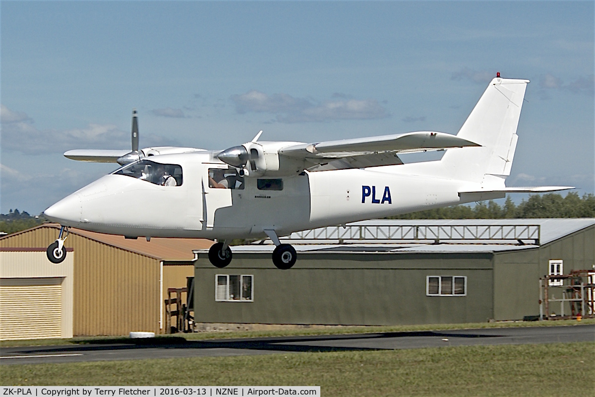 ZK-PLA, 1976 Partenavia P-68B C/N 86, At North Shore Aerodrome, North Island , New Zealand