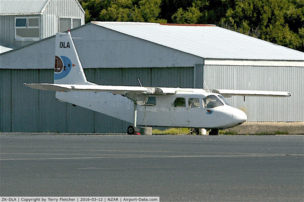 ZK-DLA, Pilatus Britten-Norman BN-2B-26 Islander C/N 2131, At Ardmore Airport , Auckland , North Island , New Zealand